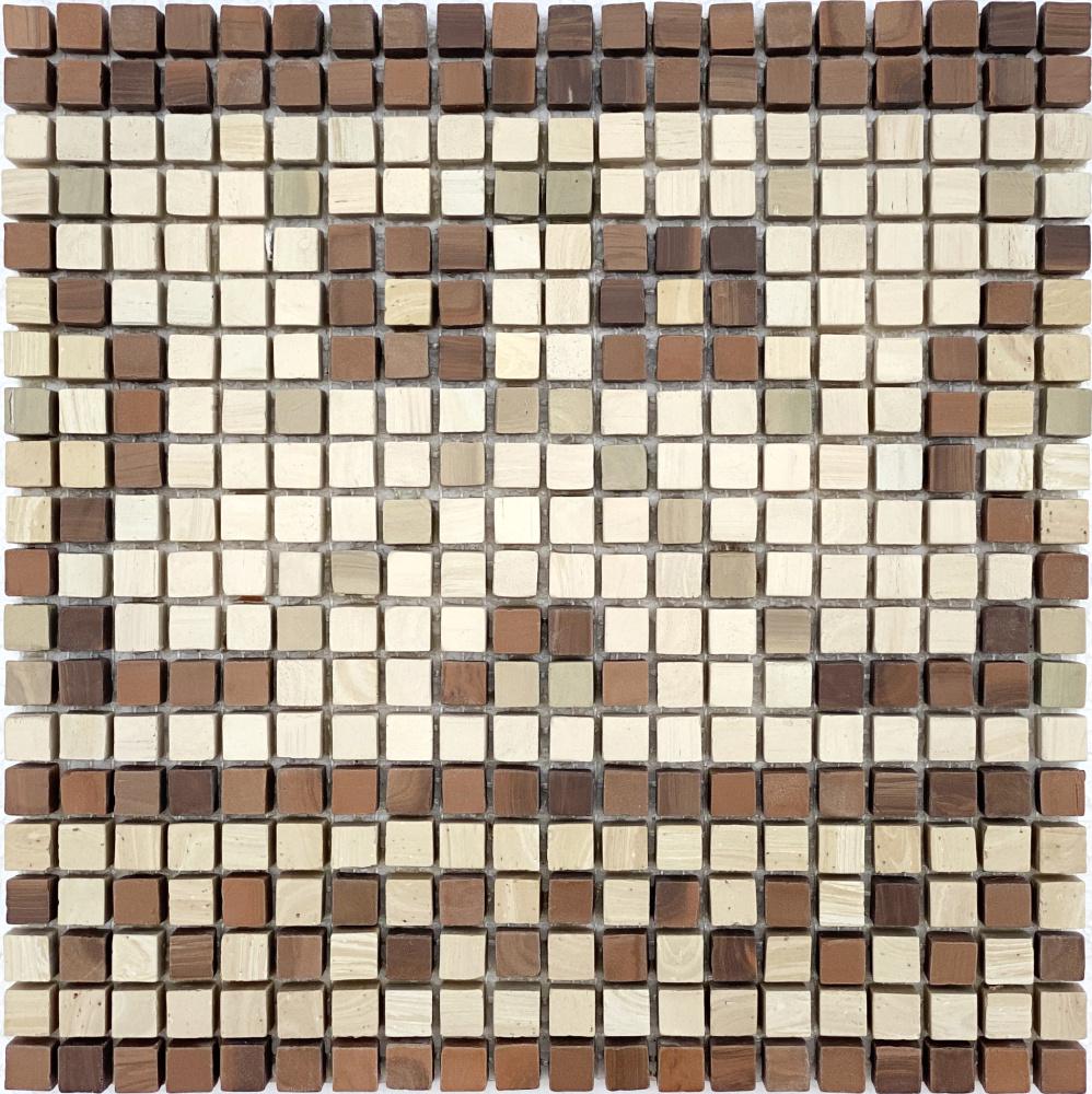 Мозаїка з керамограніту Kotto Ceramica MI7 K060707 Lviv Legends фриз Sabbia/Noce/Solare/Muschiato (002904)