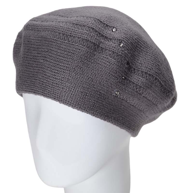 Берет женский Lirus Линия двойной полушерстяной Дымчатый (119077)
