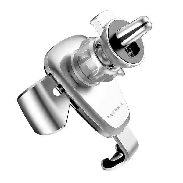 Автомобильный держатель для телефона BASEUS Gravity Car Mount Silver (SSUYL-0S) - фото 6 Автомобильный держатель для телефона BASEUS Gravity Car Mount Silver (SSUYL-0S) - фото 6