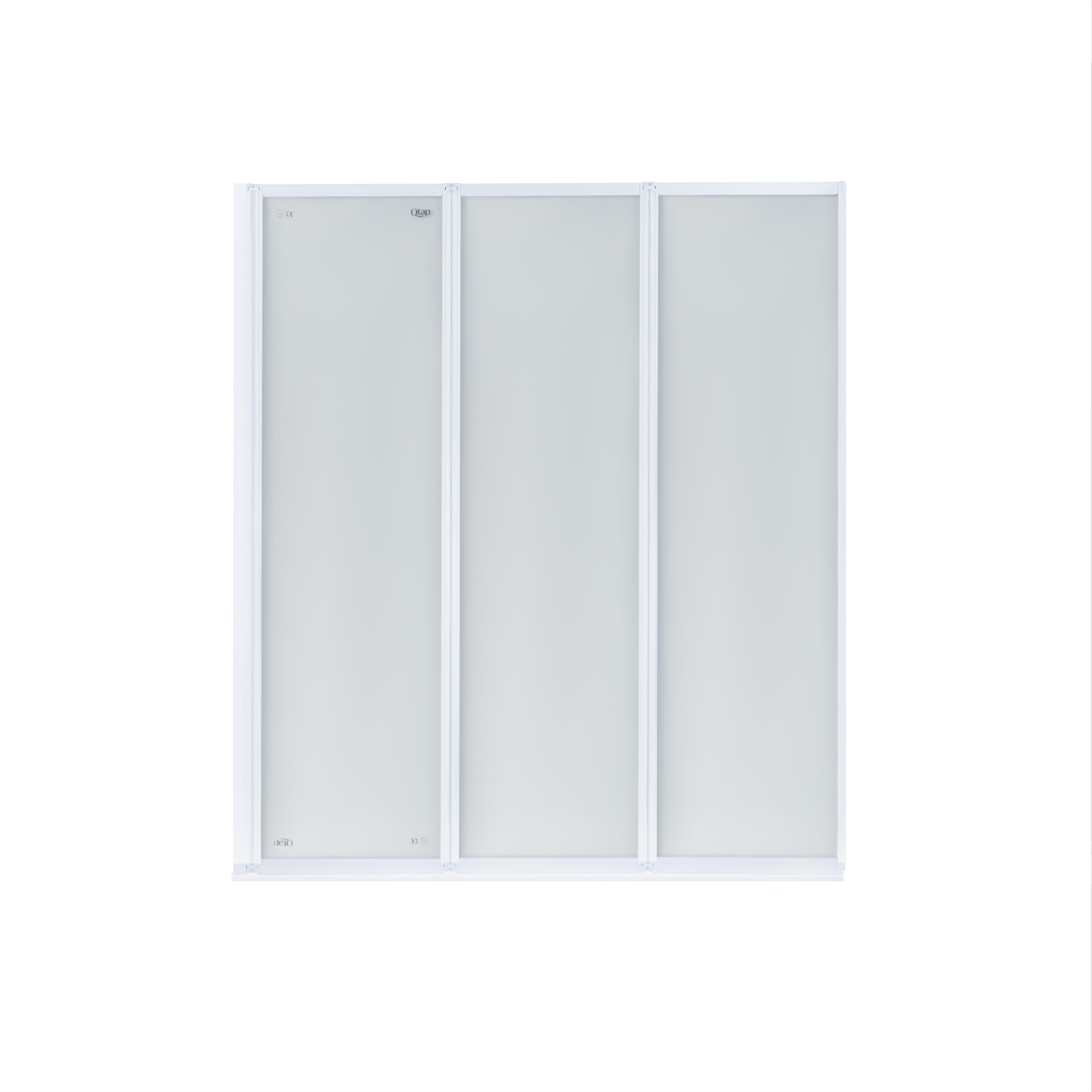 Штора на ванну Q-tap Gemini WHI401214RP4 стекло Pear 4 мм 120x140 см (SD00045281)