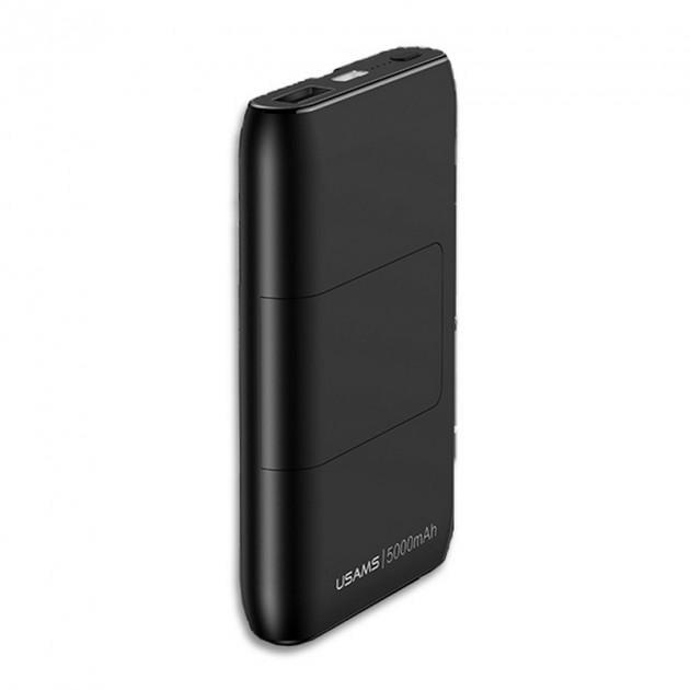 Зовнішній акумулятор Usams PB36 Mini 5000 mAh Black