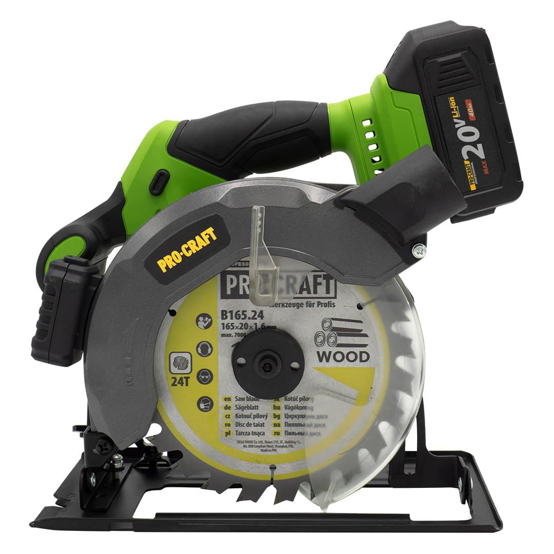 Пила акумуляторна дискова Procraft PCA28 Без АКБ та ЗП (030028) - фото 8 Пила акумуляторна дискова Procraft PCA28 Без АКБ та ЗП (030028) - фото 8