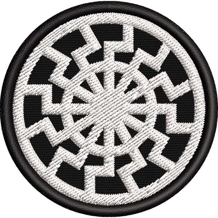 Нашивка патч Солнечное Колесо 6x6 см (1501320480)
