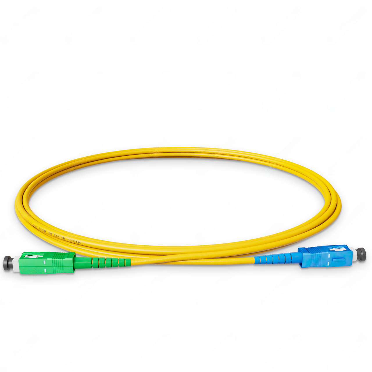 Патч-корд оптический Simplex SC/UPC-SC/APC LSZH Singlemode G.652.D 3 мм 1 м Желтый (2563285704)