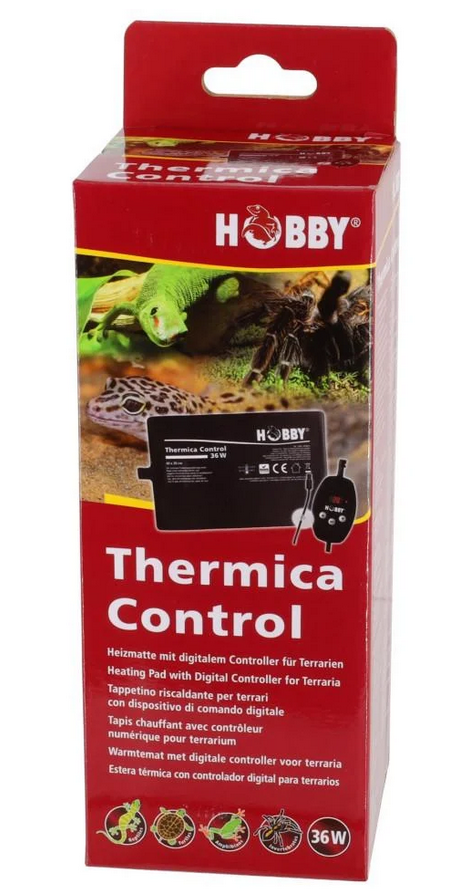 Мат нагревательный с контроллером водонепроницаемый Hobby Thermica Control 36W IP67 45x20 см (HB37127)