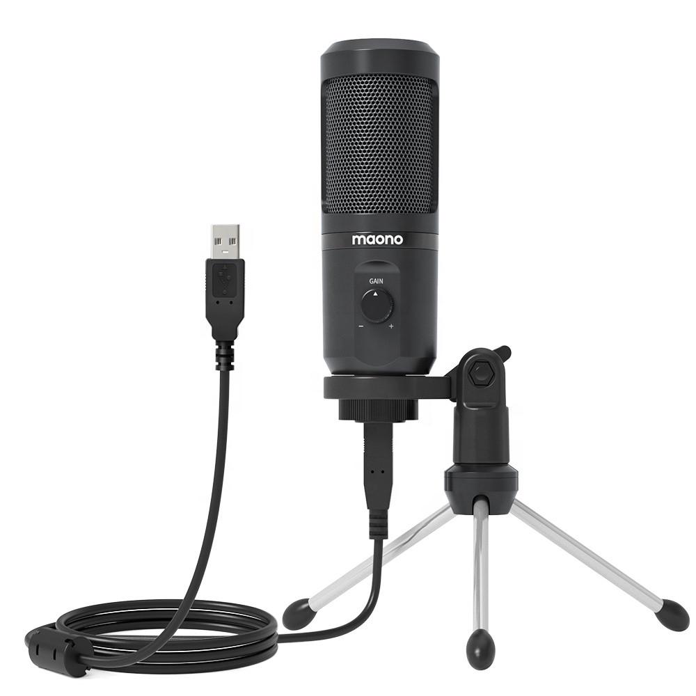 Студийный микрофон Maono AU-PM461TR USB со штативом Black (1393473326)