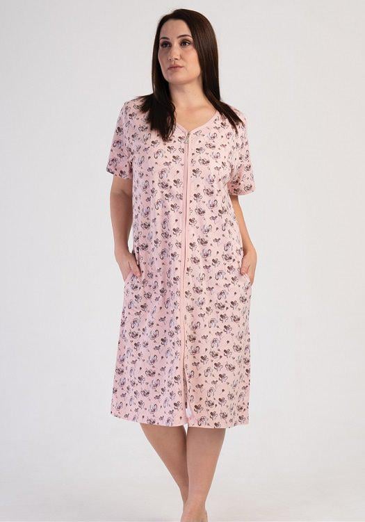 Халат жіночий Vienetta 311270_37 4XL Рожевий (192056-4XL)