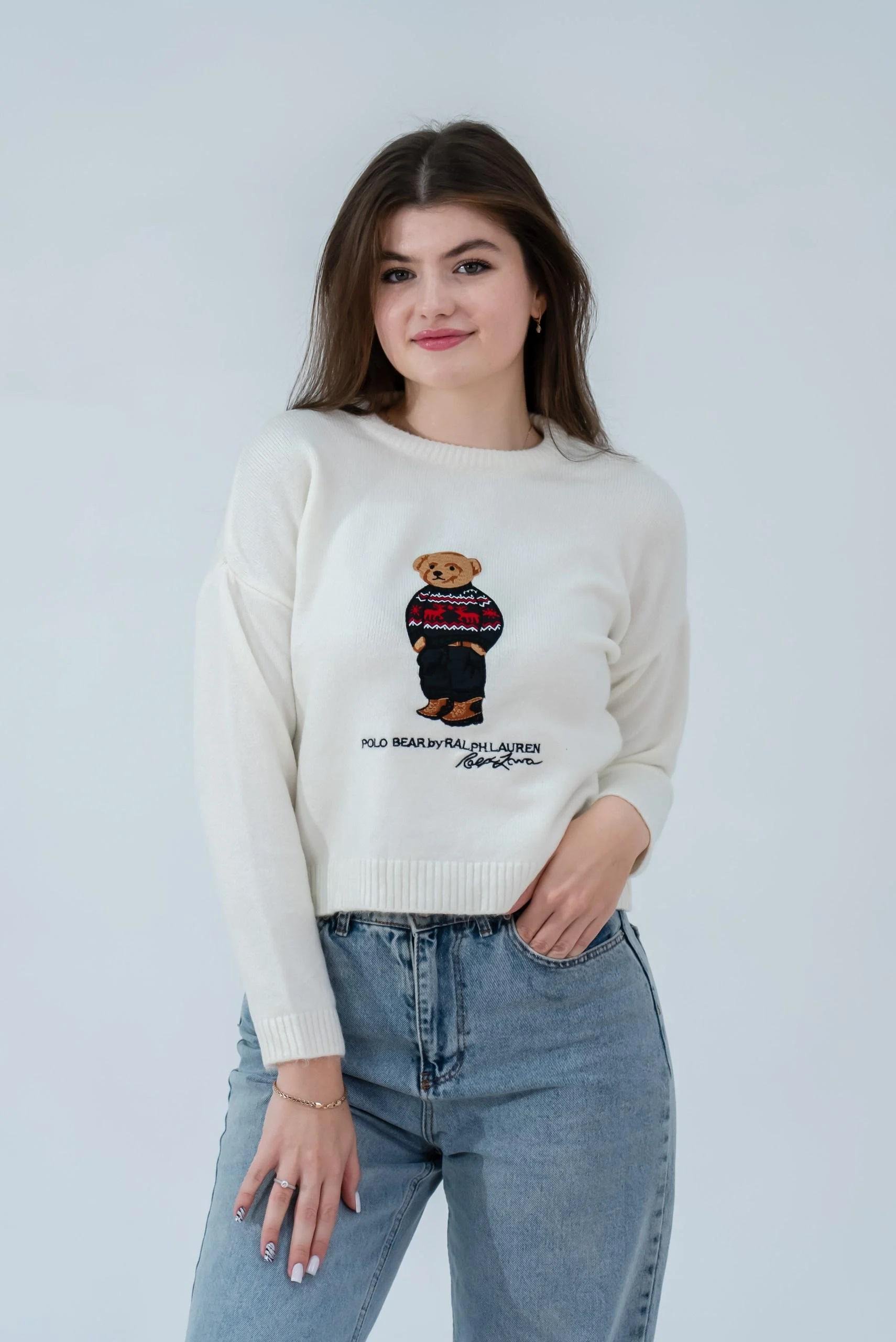 Светр жіночий Polo Ralph Lauren Bear PLR-3101WT 2XL