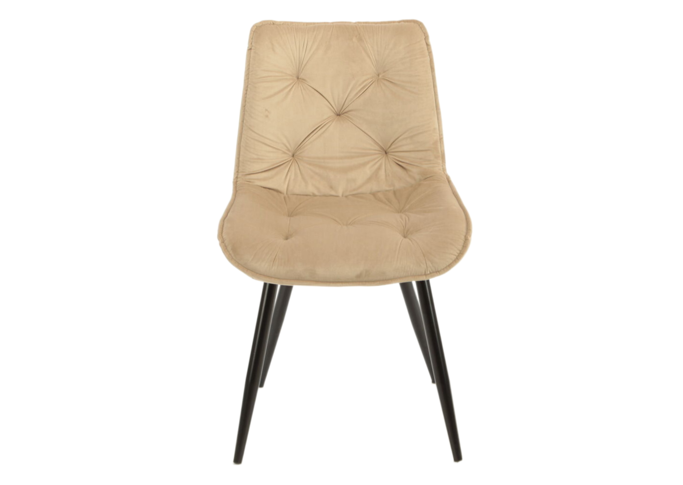 Стул Intarsio Style черный каркас Бежевый - фото 5 Стул Intarsio Style черный каркас Бежевый - фото 5