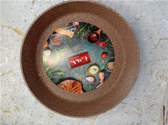 Форма для запікання OMS з литого алюмінію та гранітним покриттям 28 см Коричневий (30600279) - фото 2