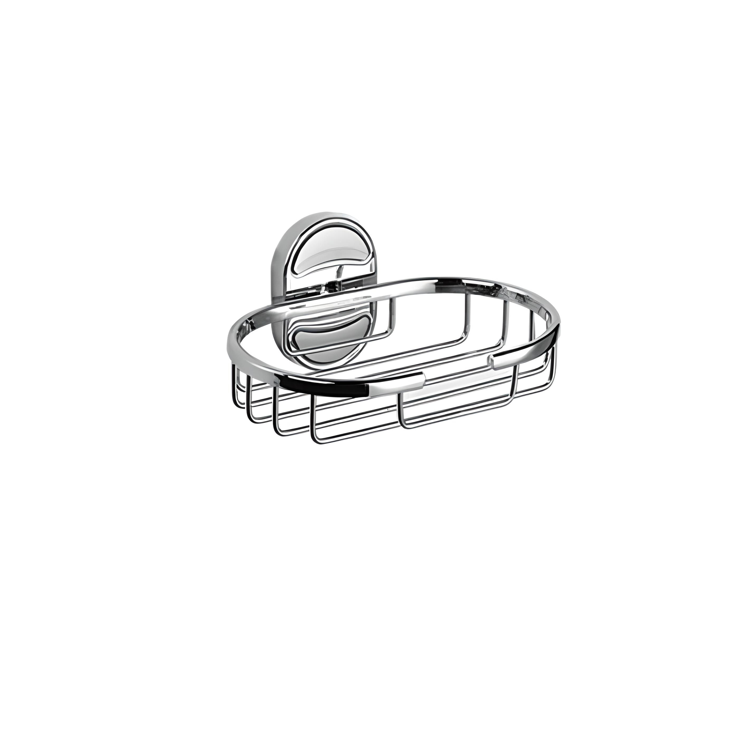 Мыльница Frap F1902-2 с держателем Хром (mrg191788K6a)