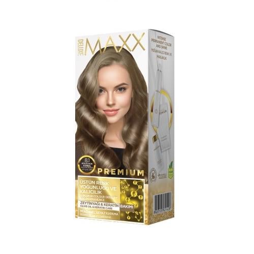 Краска для волос MAXX Deluxe 8.1 Пепельный светло-русый (13936650)