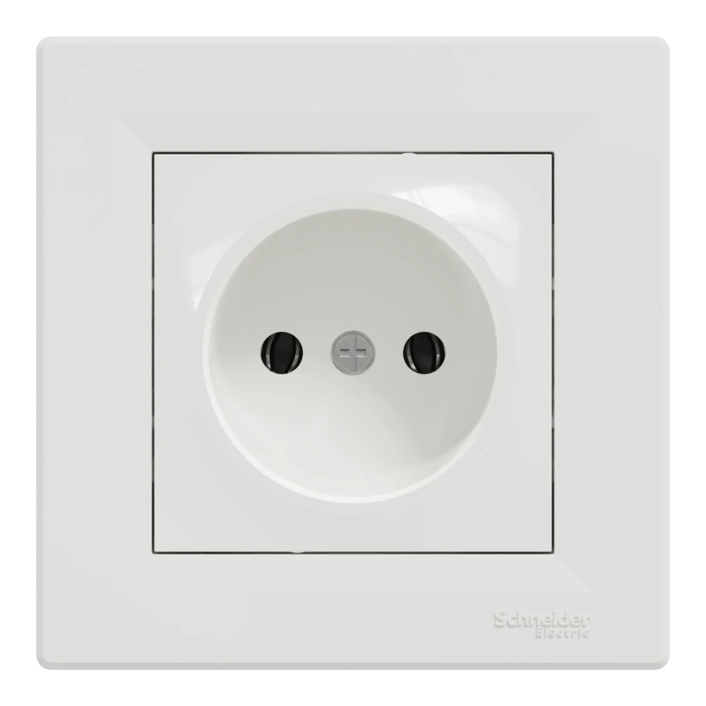 Розетка одинарна без заземлення Schneider Electric ASFORA EPH3000121 (2983439032)