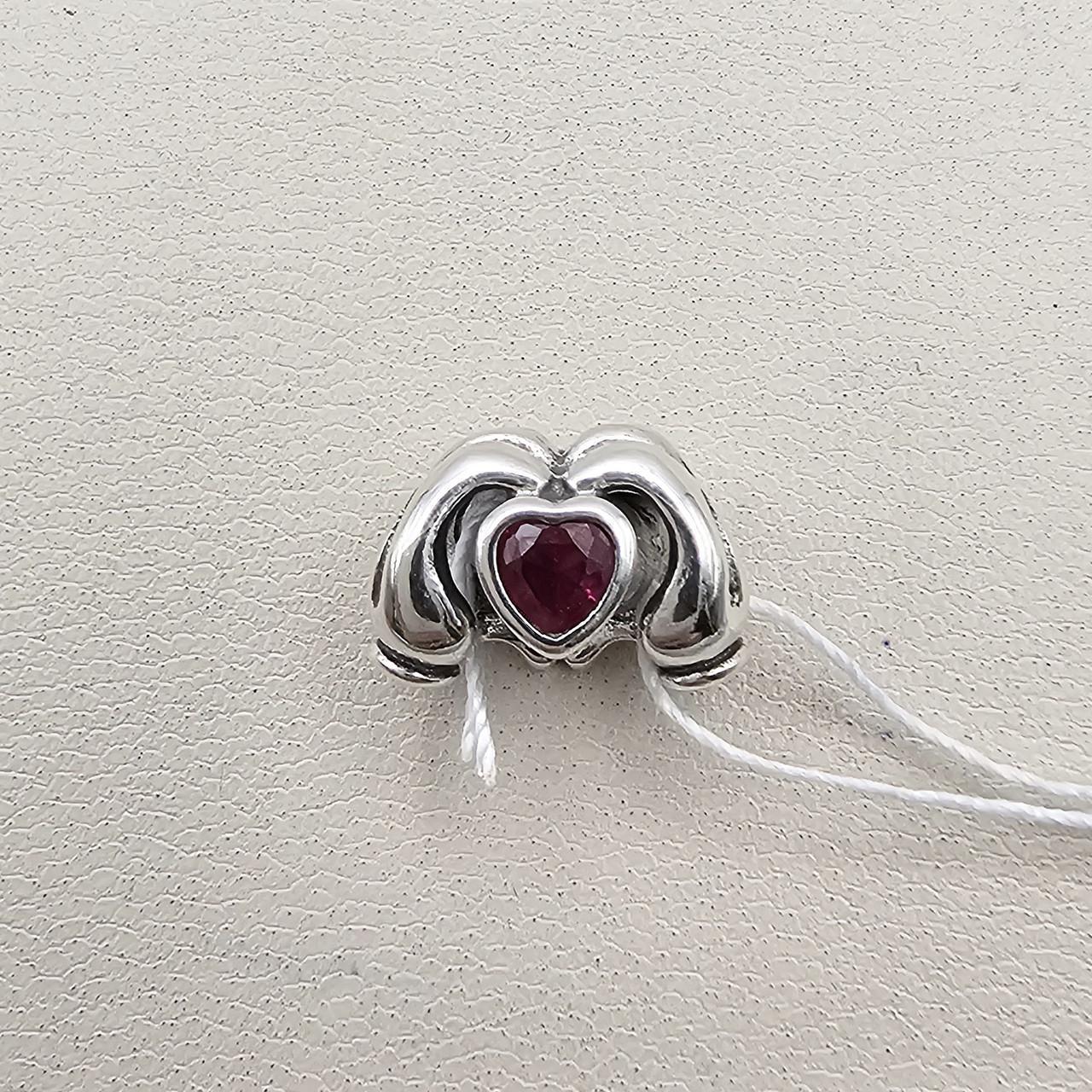 Шарм серебряный LOVE с кубическим цирконием 2.88 г (3056674844)