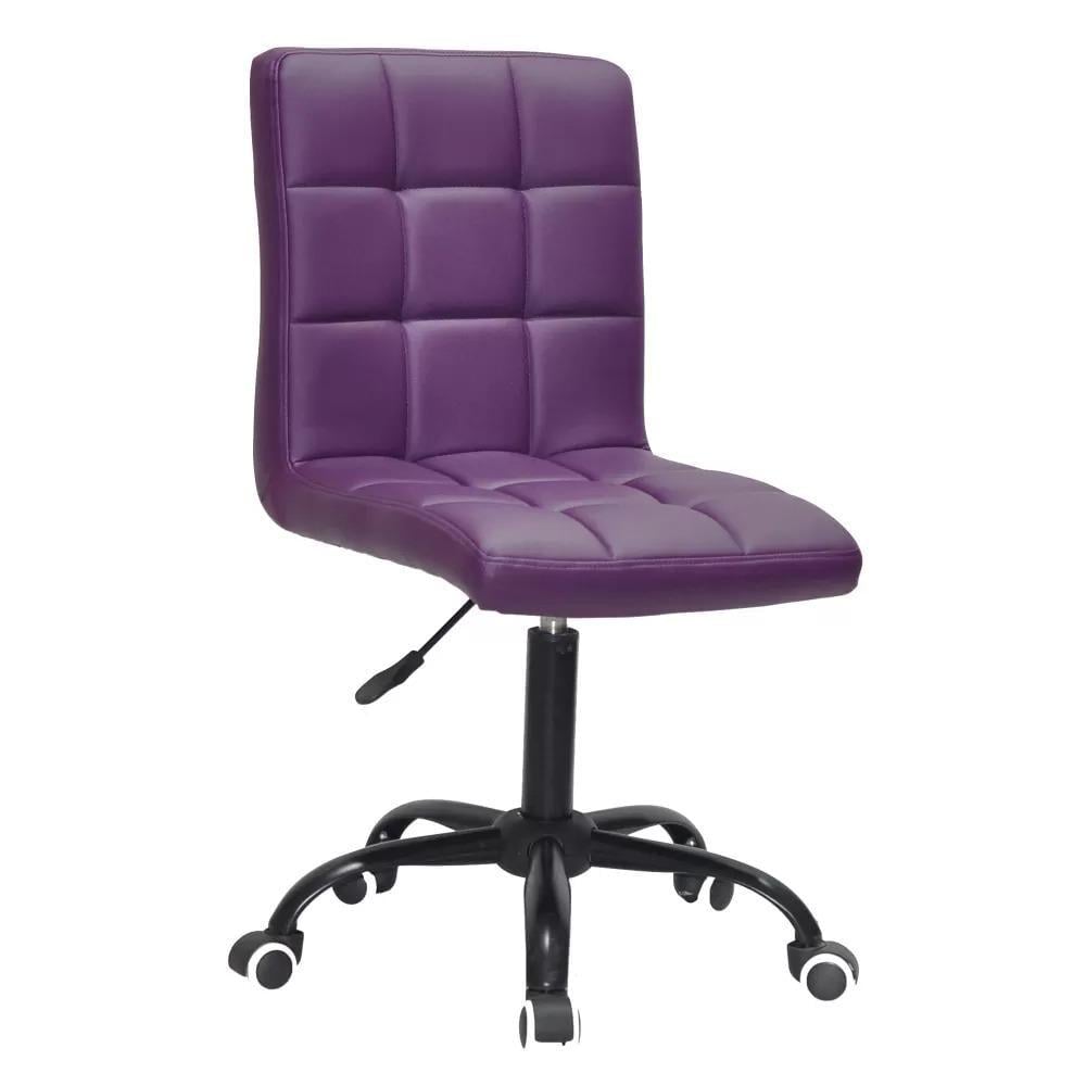 Стул TOWER OFFICE BLACK экокожа Фиолетовый (900538)