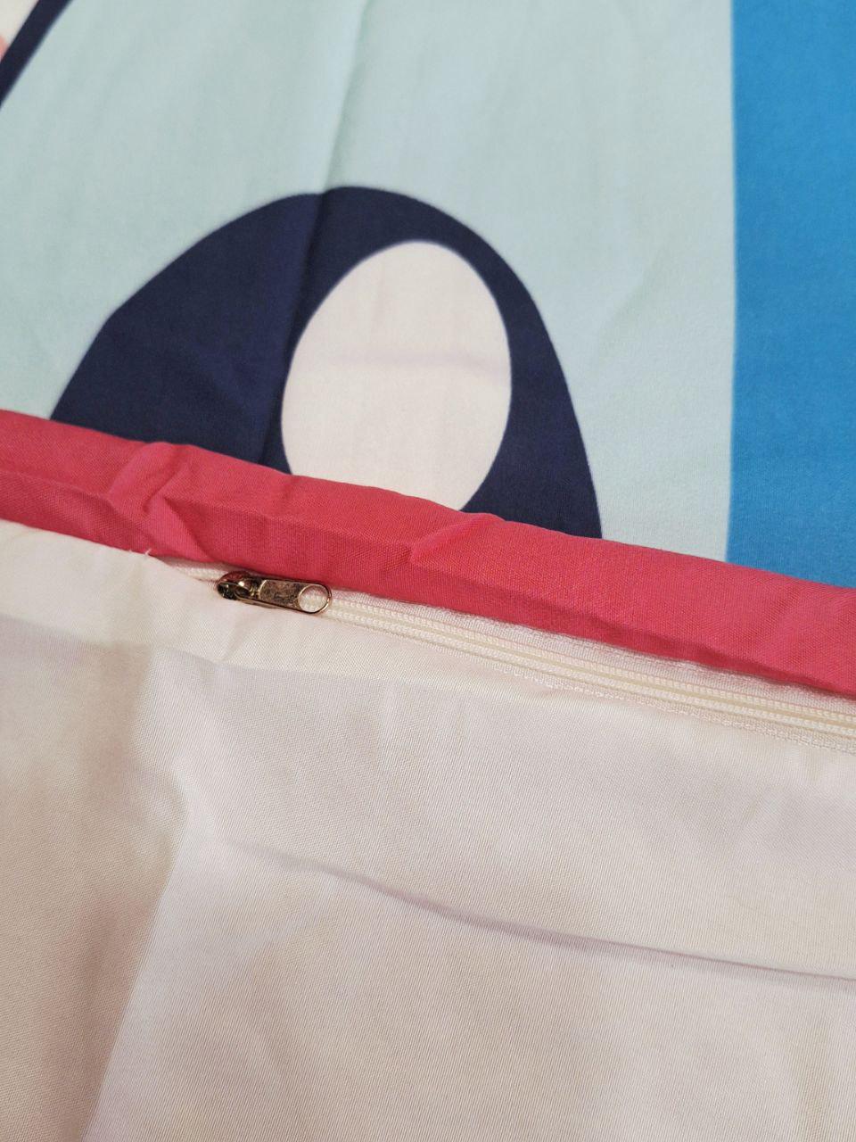 Пододеяло двухстороннее Лило и Стич 140х200 см и 2 наволочки 50х70 см Розовый (1332) - фото 6 Пододеяло двухстороннее Лило и Стич 140х200 см и 2 наволочки 50х70 см Розовый (1332) - фото 6