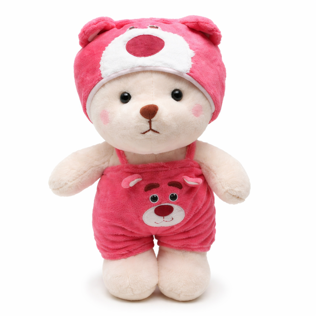 Мягкая игрушка Медведь в костюме мишки 60 см с пледом 1,2х1,5 м (2913128320)