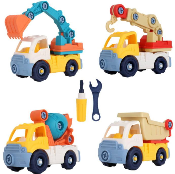 Набор конструктор Limo Toy 366 с инструментами ключ и отвертка 4 шт. (1689704157)