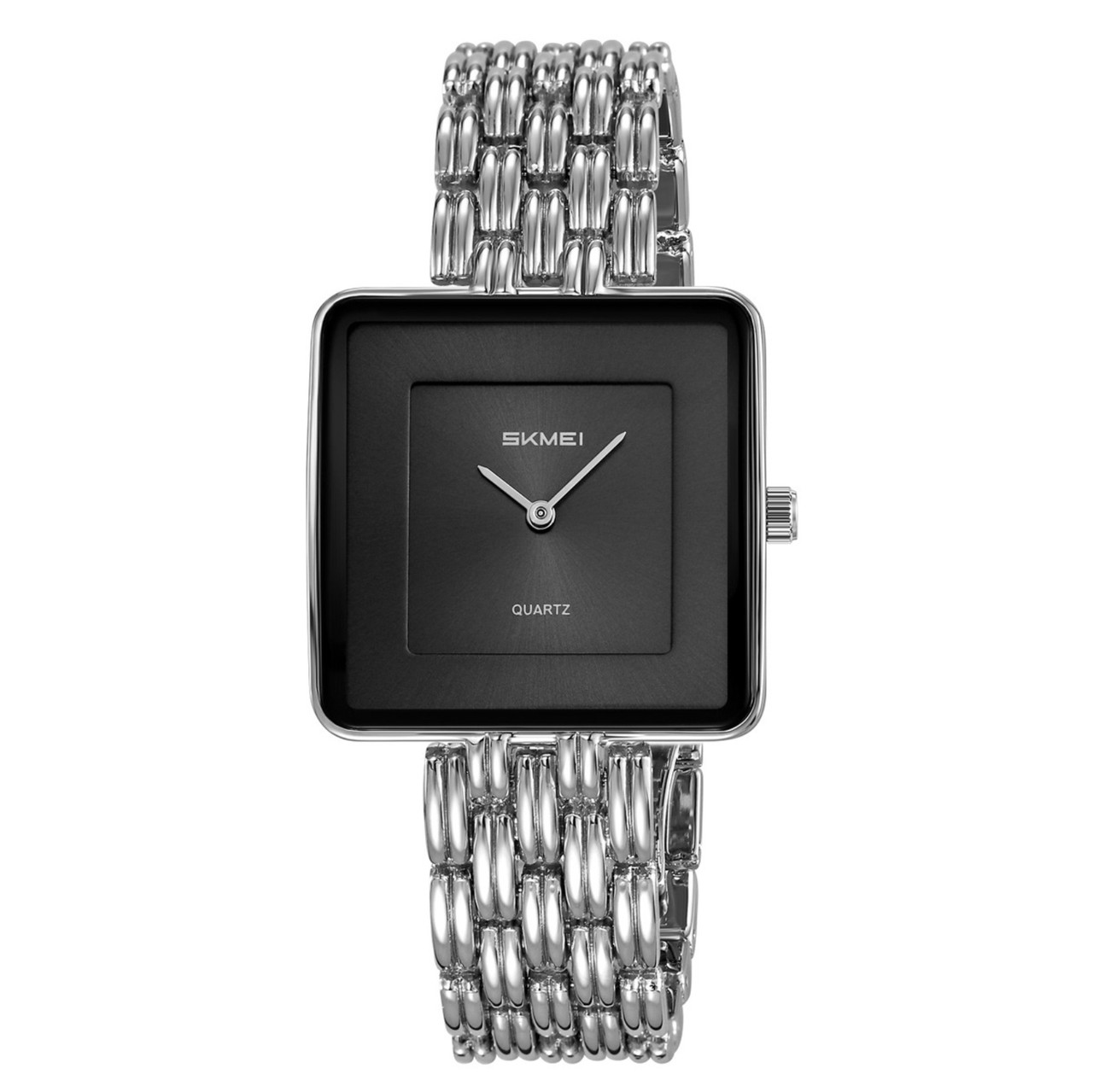Годинник жіночий металевий Skmei Сріблястий/Чорний (z060-2) - фото 1 Годинник жіночий металевий Skmei Сріблястий/Чорний (z060-2) - фото 1