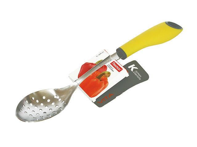 Ложка з прорізами Fissman Vita 34 см із нержавіючої сталі (TL-1295.CS)