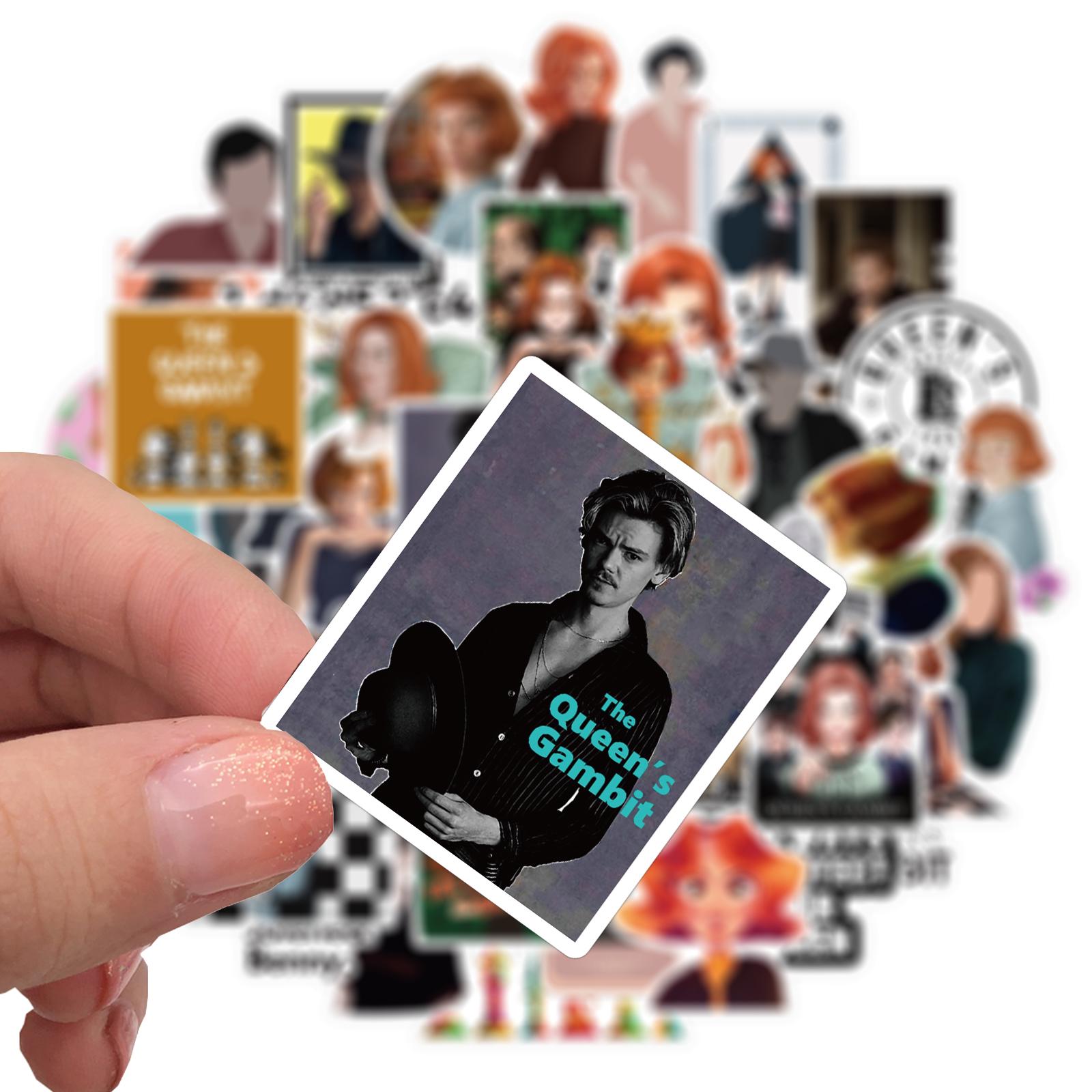 Набір наклейок The Queen's Gambit 50 шт. - фото 5 Набір наклейок The Queen's Gambit 50 шт. - фото 5