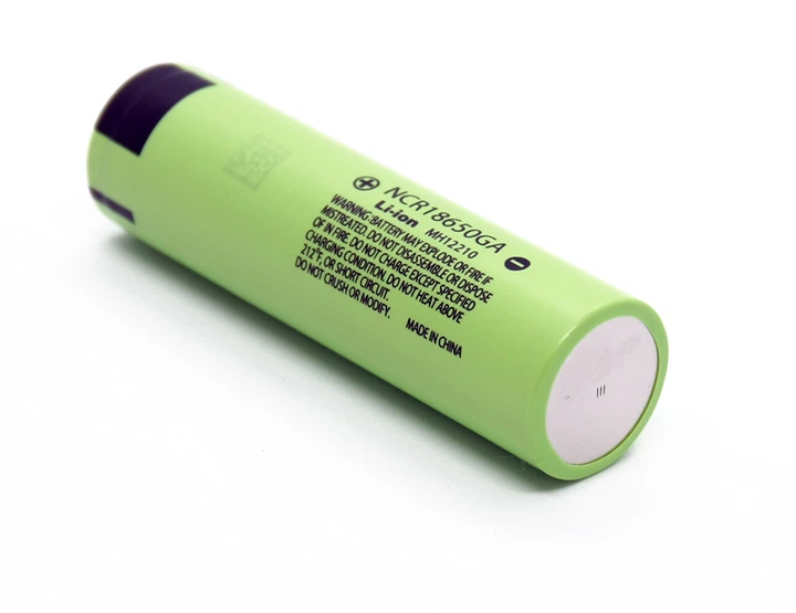Аккумулятор 18650 Panasonic NCR18650GA 3500 mAh Li-Ion 10А (18848)