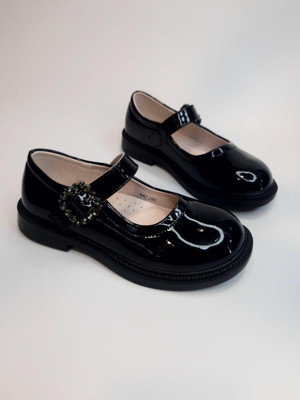 Туфлі для дівчинки Apawwa р. 31 18,8 см Чорний (285 black)