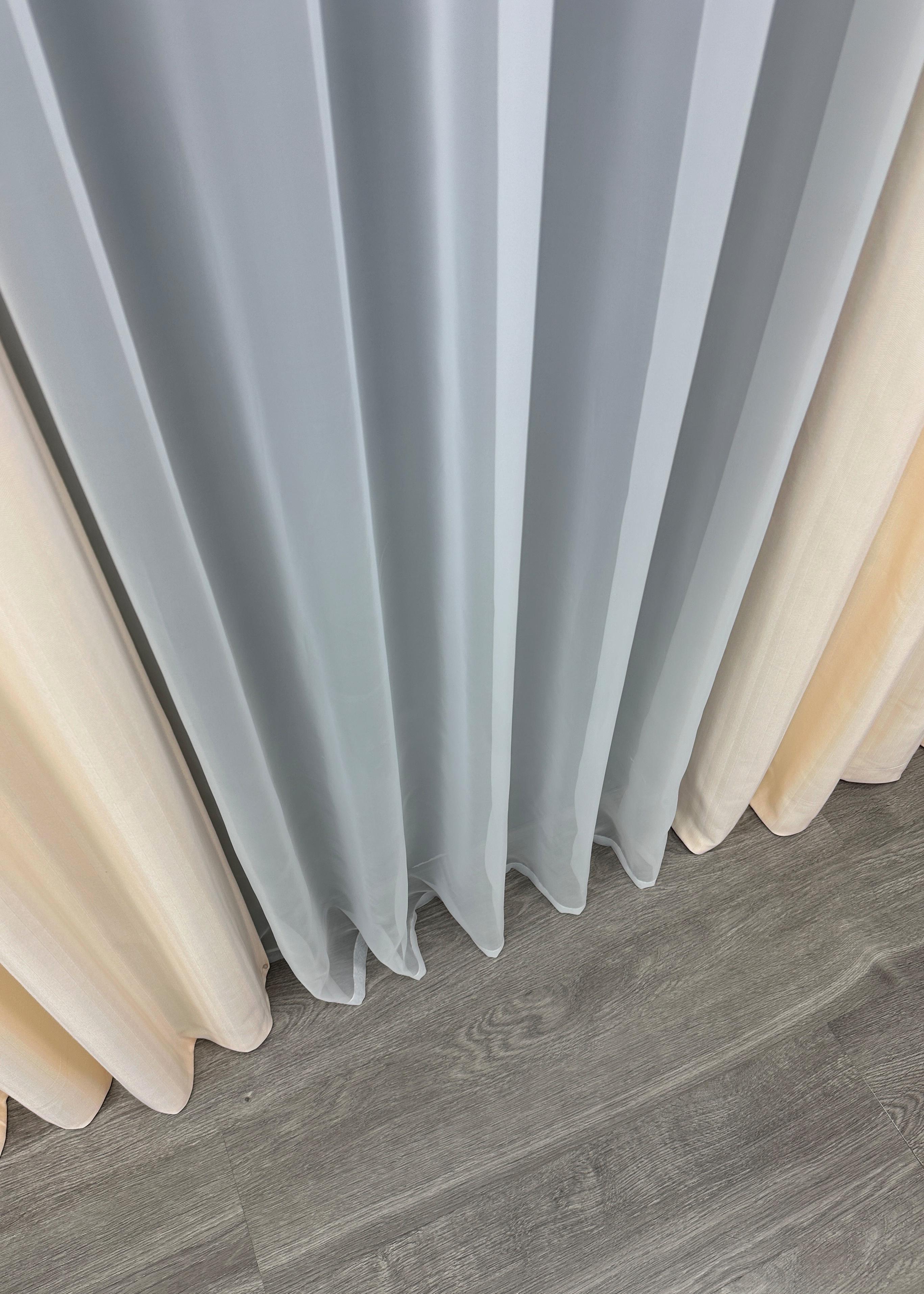 Комплект штор VR-Textil № 1735ш жаккард 150х270 см 2 шт. Кремовый (33-0703) - фото 10