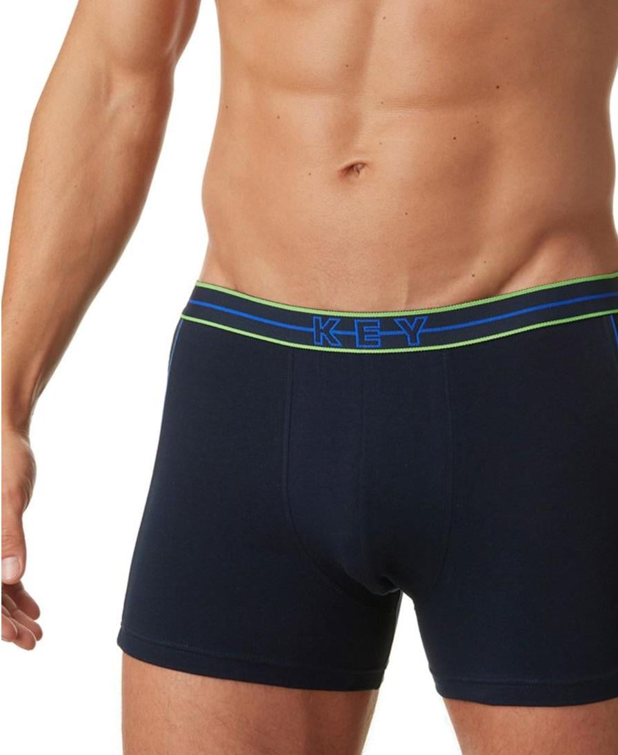 Труси боксери Key р. 48/M Темно-синій (75919)