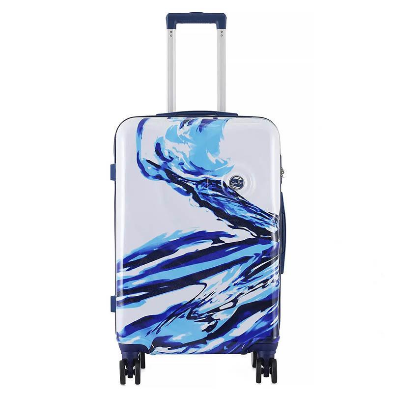 Чемодан SEMI LINE 24" M 67 л White/Blue Print (DAS302330) - фото 3