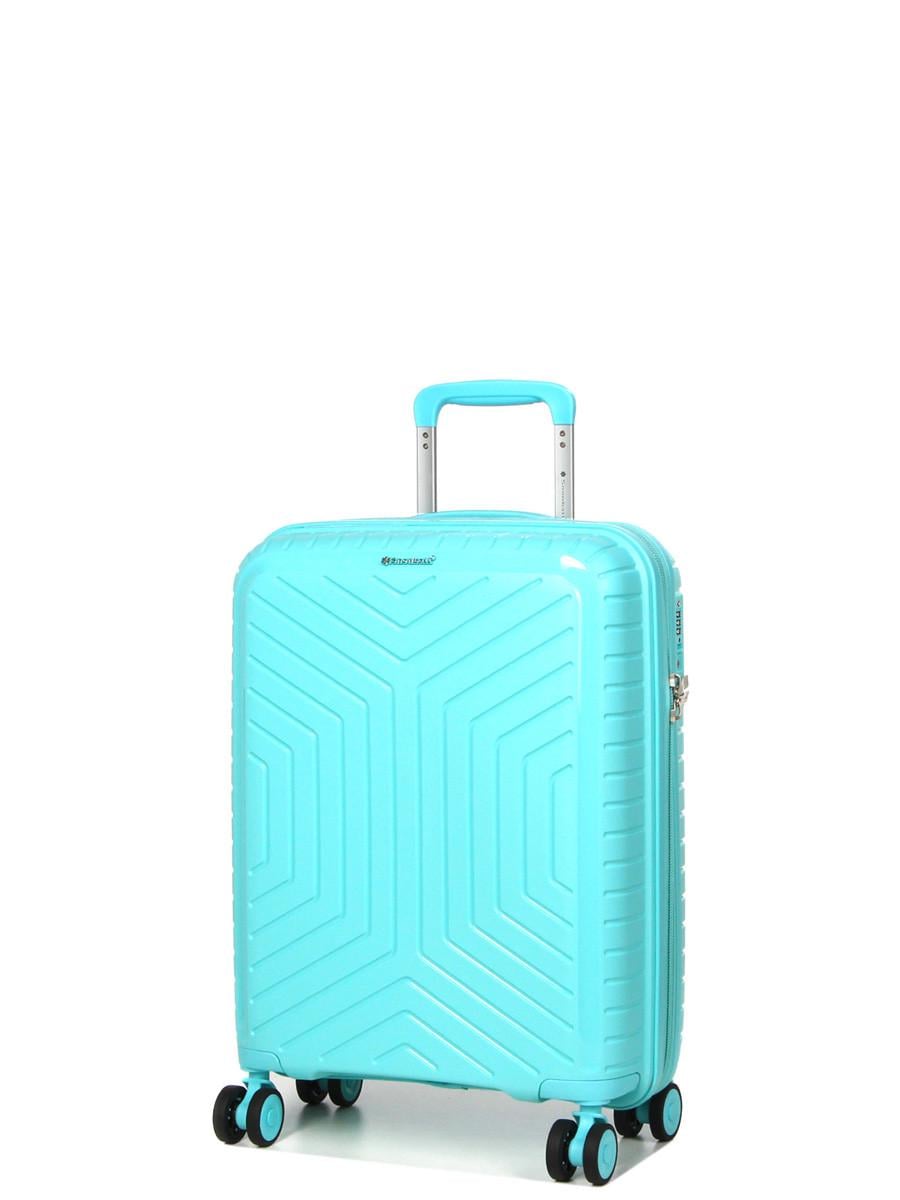 Чемодан ручная кладь Snowball полипропилен S 55х36х20 см 35 л 2,5 кг Бирюзовый