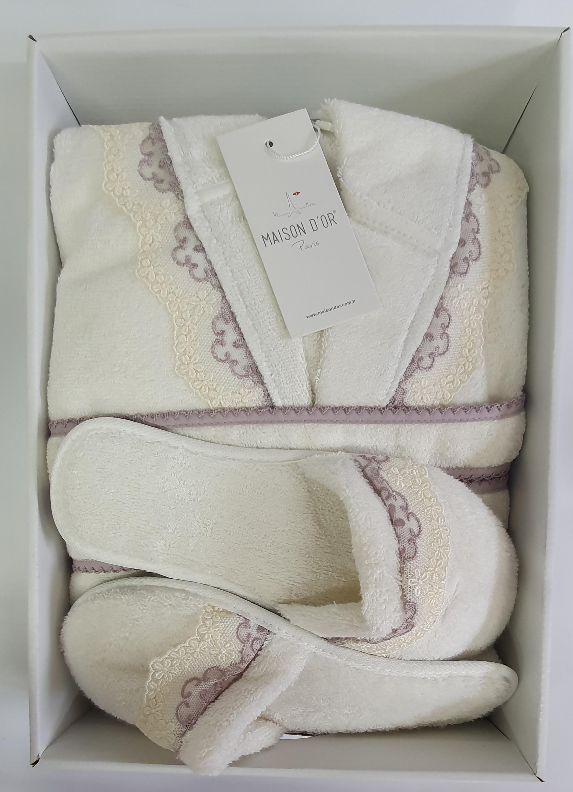 Халат женский Maison D'or Vanessa L Ecru