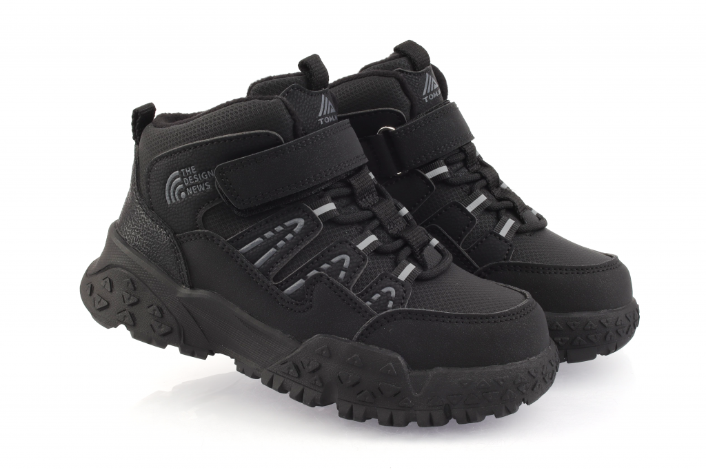 Ботинки осенние 11720 для мальчиков эко кожа р. Черный