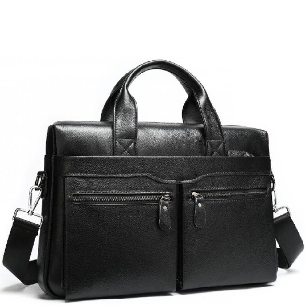 Мужская сумка для ноутбука и документов Royal Bag A25-7122A Черный (2883)