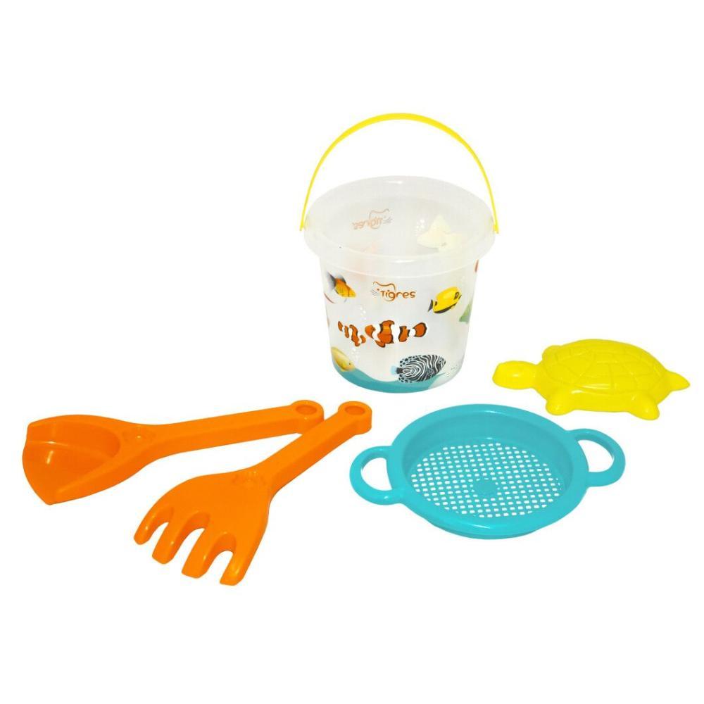 Набор для песка Tigres 39908 Подводный мир 5 эл. с термонаклейкой Набор для песка Tigres 39908 Подводный мир 5 эл. с термонаклейкой