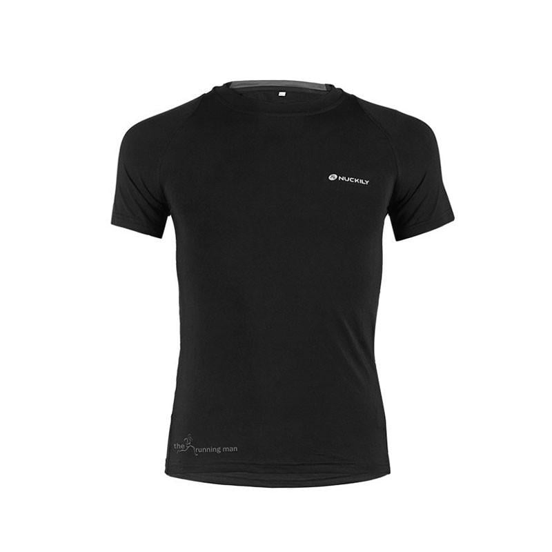 Мужская футболка для занятия спортом Nuckily MG011 L Black