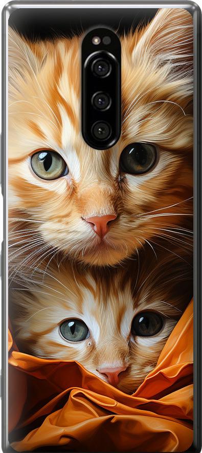 Чехол на Sony Xperia XZ4 Котики 2 (5664u-1623-42517)