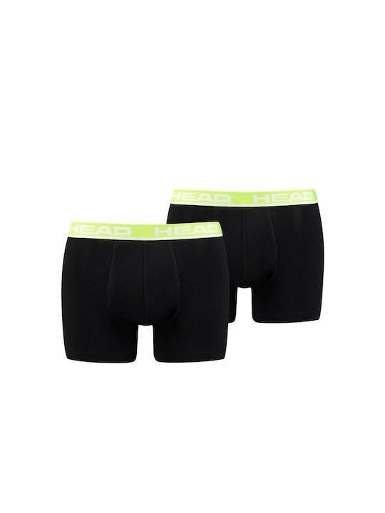 Труси-боксери Head BASIC BOXER 2P M Світло-зелений/Чорний (701202741-019 M)