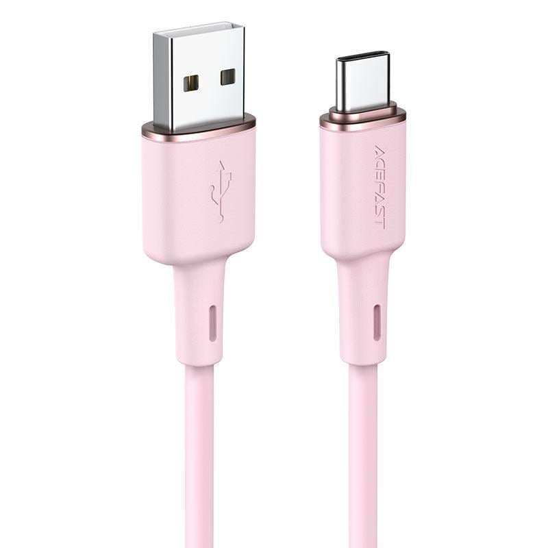 Кабель синхронізації Acefast C2-04 Type-C to USB 3.0A 1.2m Cable, Pink