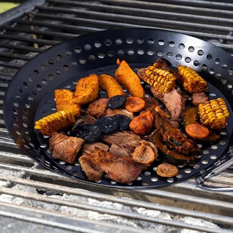 Сковорода решетка для барбекю из нержавеющей стали (26137248) - фото 6