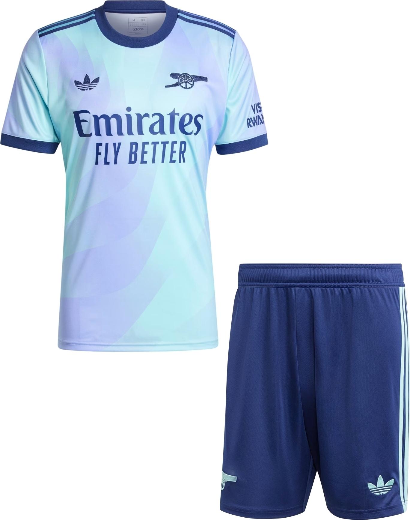 Футбольная форма Арсенал 2024-2025 резервная S Фиолетово-синий (F0068)