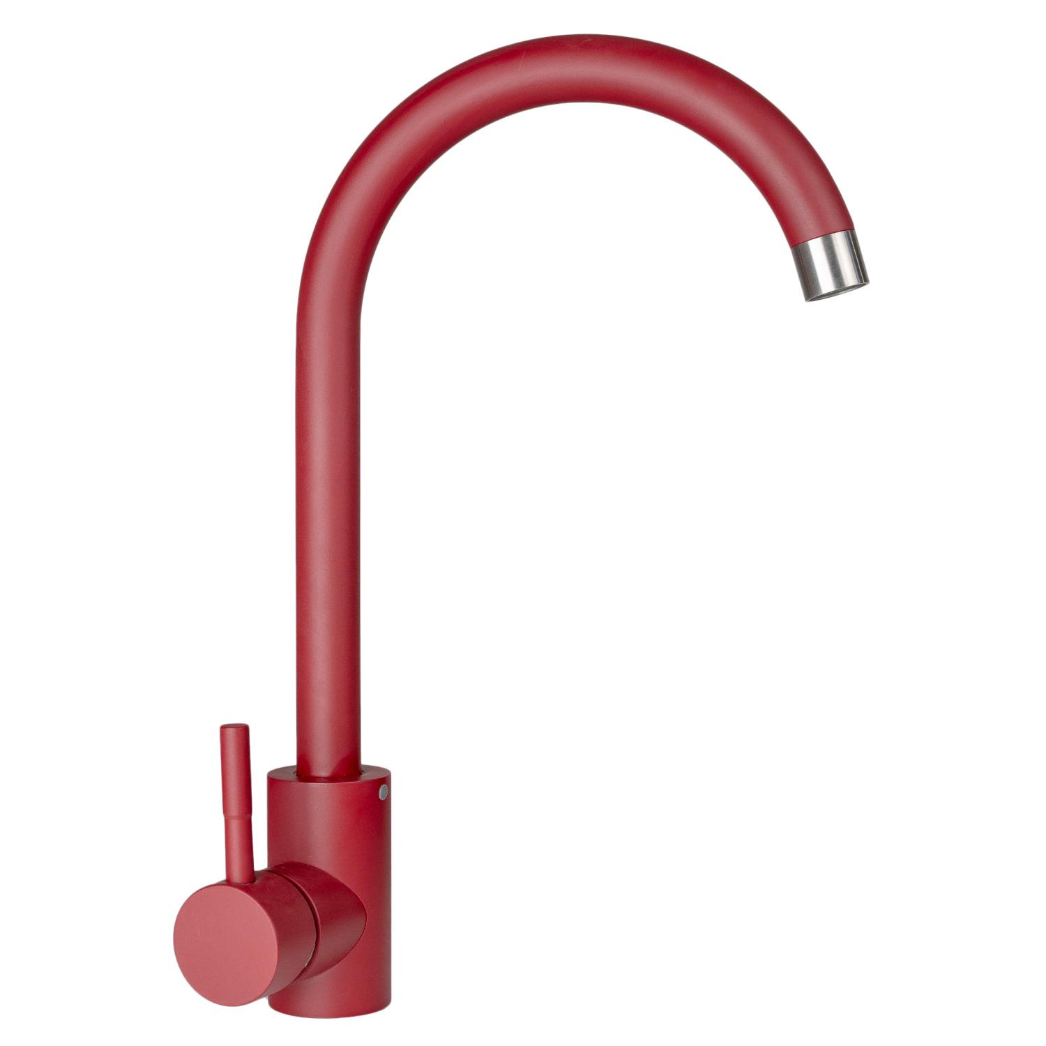 Смеситель для кухни Platinum Germece NА3008A PLS-A31006 однорычажный Красный (151458) Смеситель для кухни Platinum Germece NА3008A PLS-A31006 однорычажный Красный (151458)