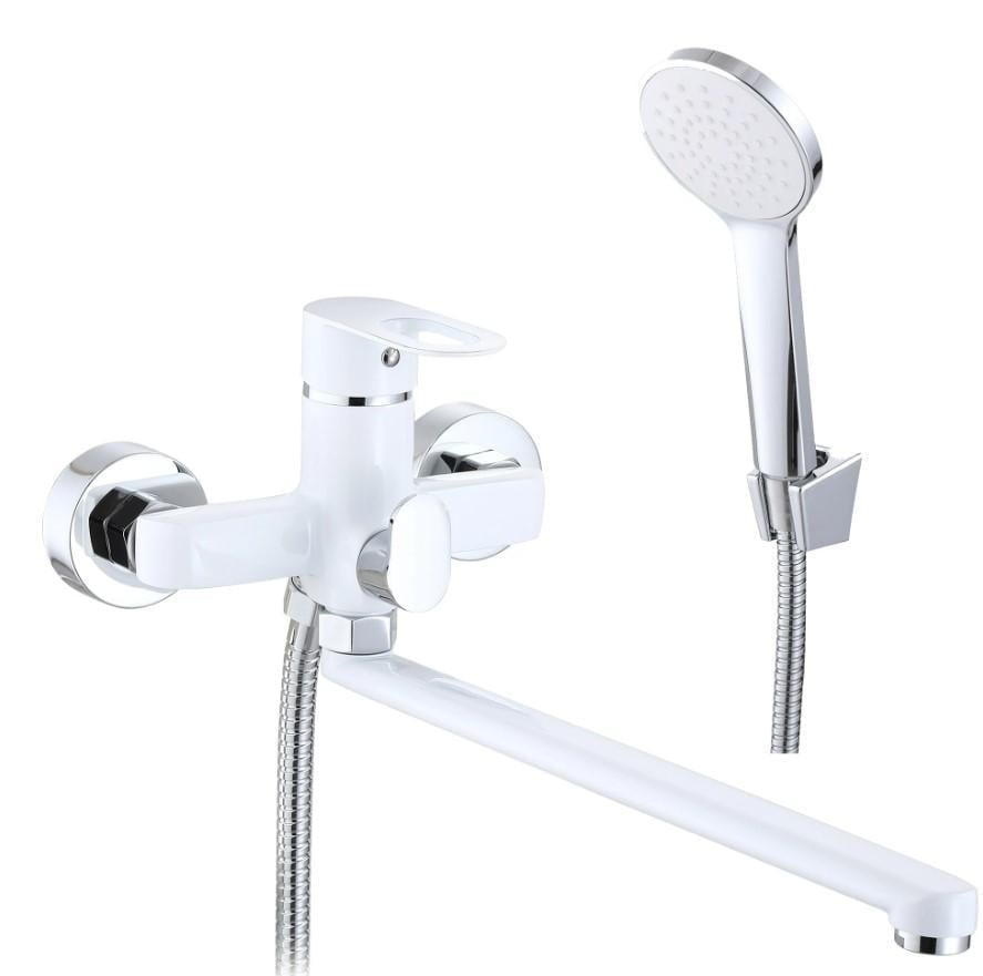 Смеситель для ванны Lidz Latwa 005 k35 White (LDLAT005WHI45425)