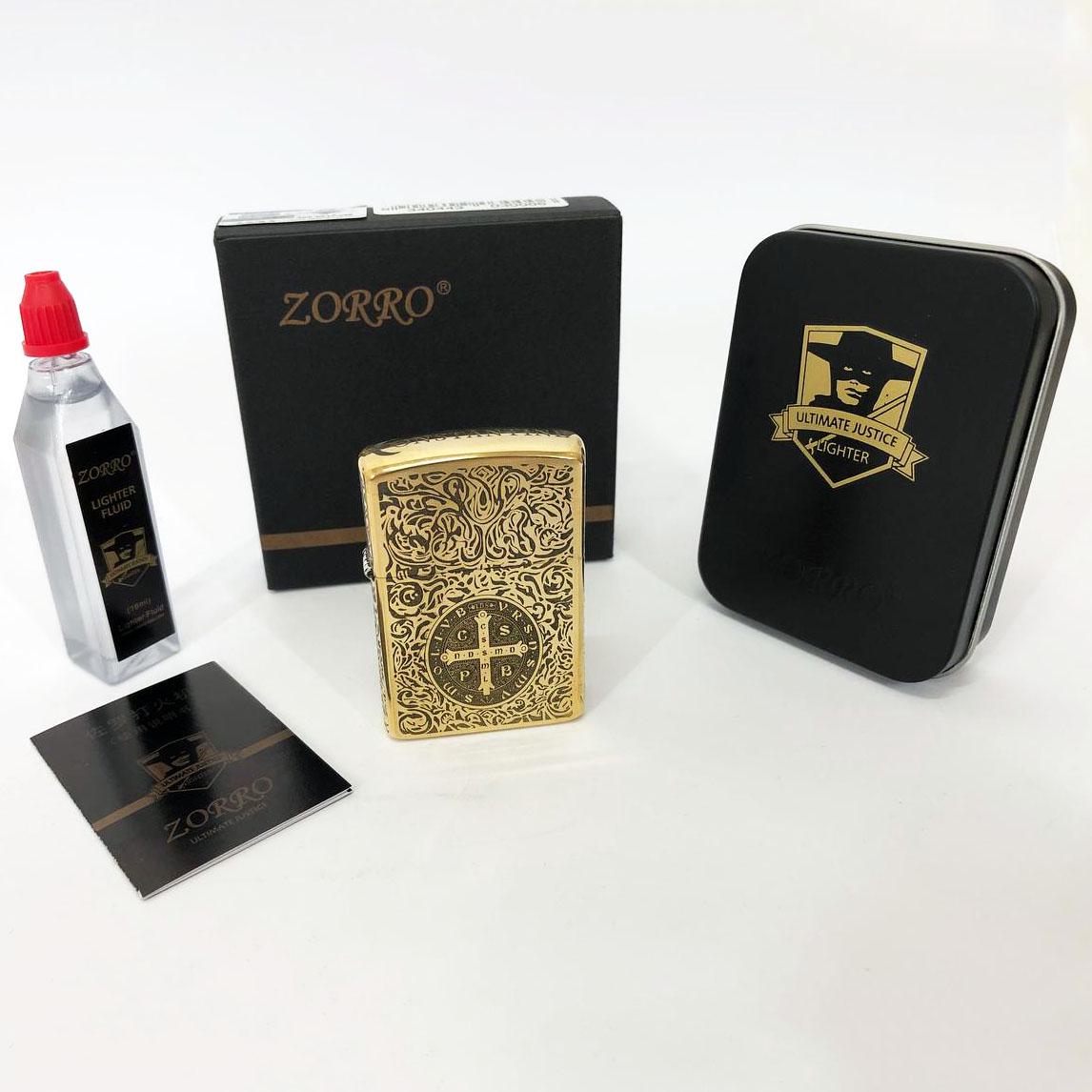 Набор для зажигалки бензиновая Zorro HL-303 Золото (310853) Набор для зажигалки бензиновая Zorro HL-303 Золото (310853)