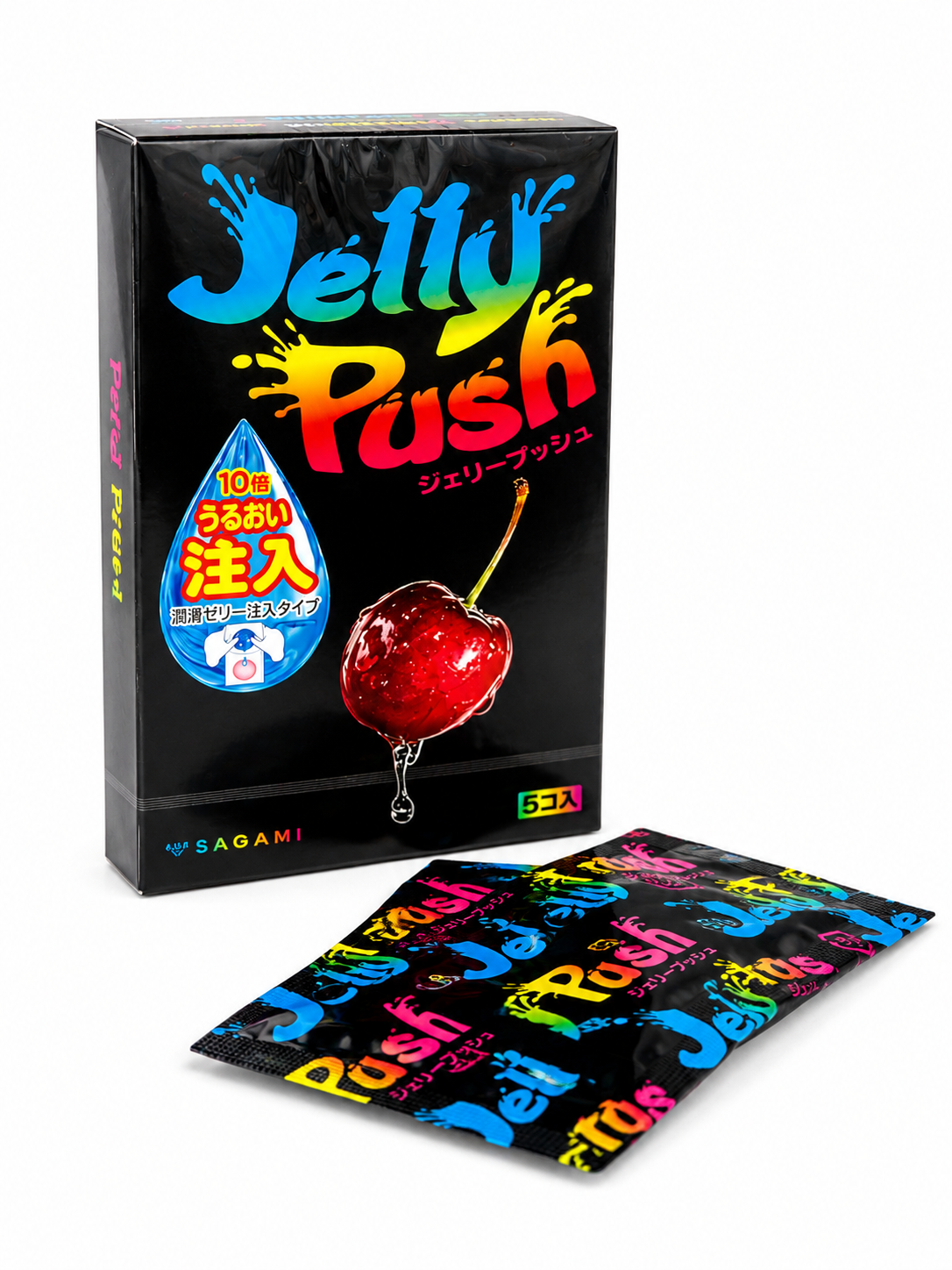 Презервативи латексні Sagami Jelly Push 5 шт. (29633506)