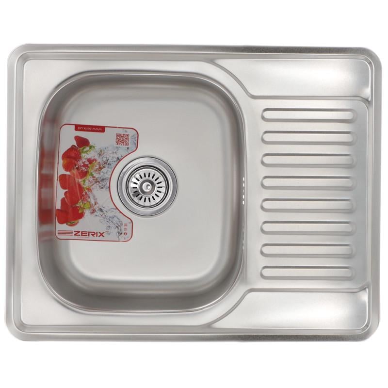Кухонная мойка Zerix Z6350-06-160E Satin (ZM0561)