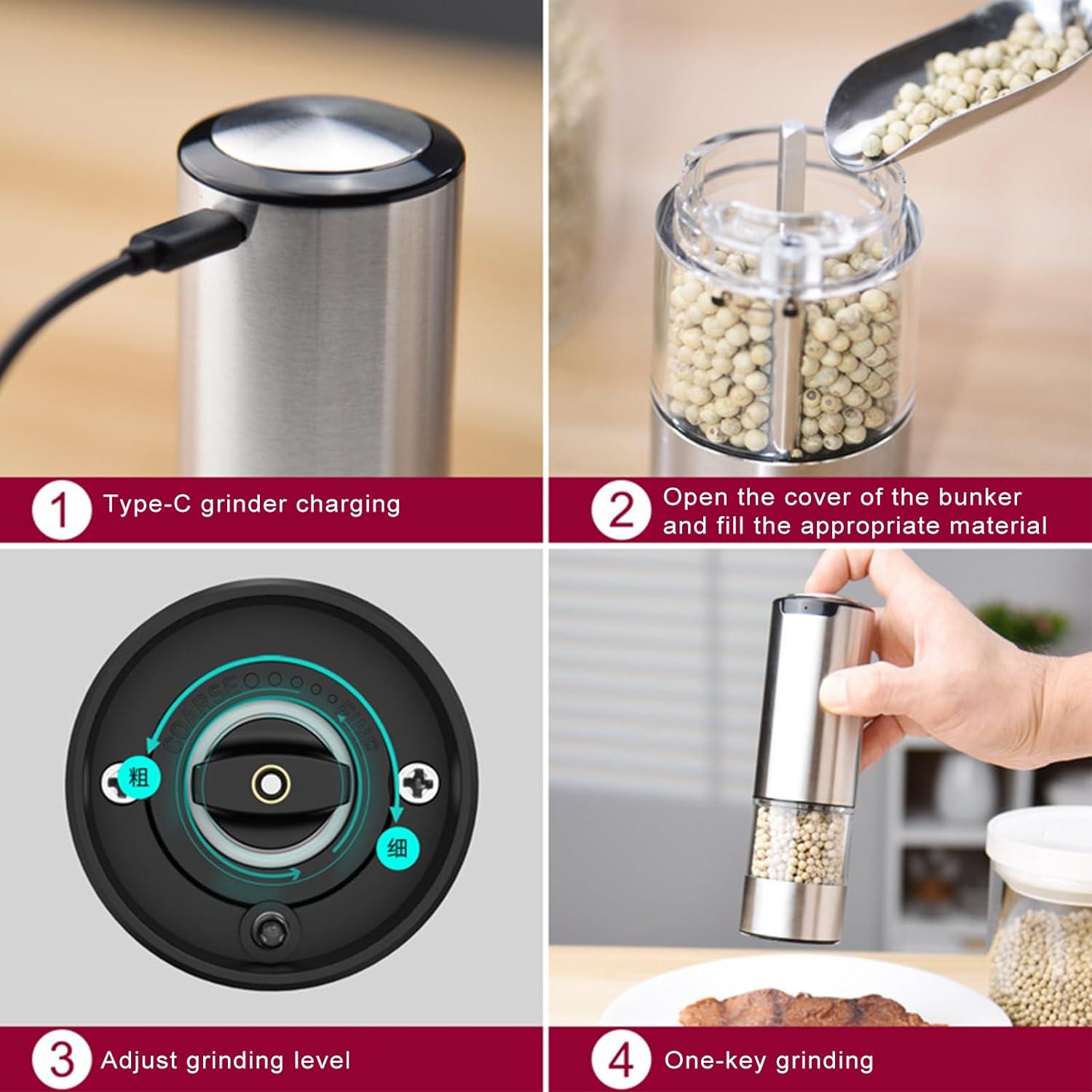 Мельниця для специй аккумуляторная Zally Q-37A - фото 6 Мельниця для специй аккумуляторная Zally Q-37A - фото 6