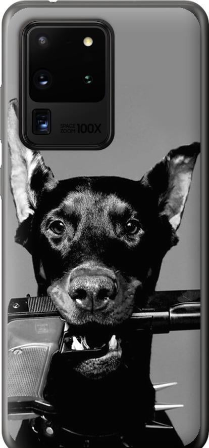 Чехол на Samsung Galaxy S20 Ultra Доберман (2745u-1831-42517)