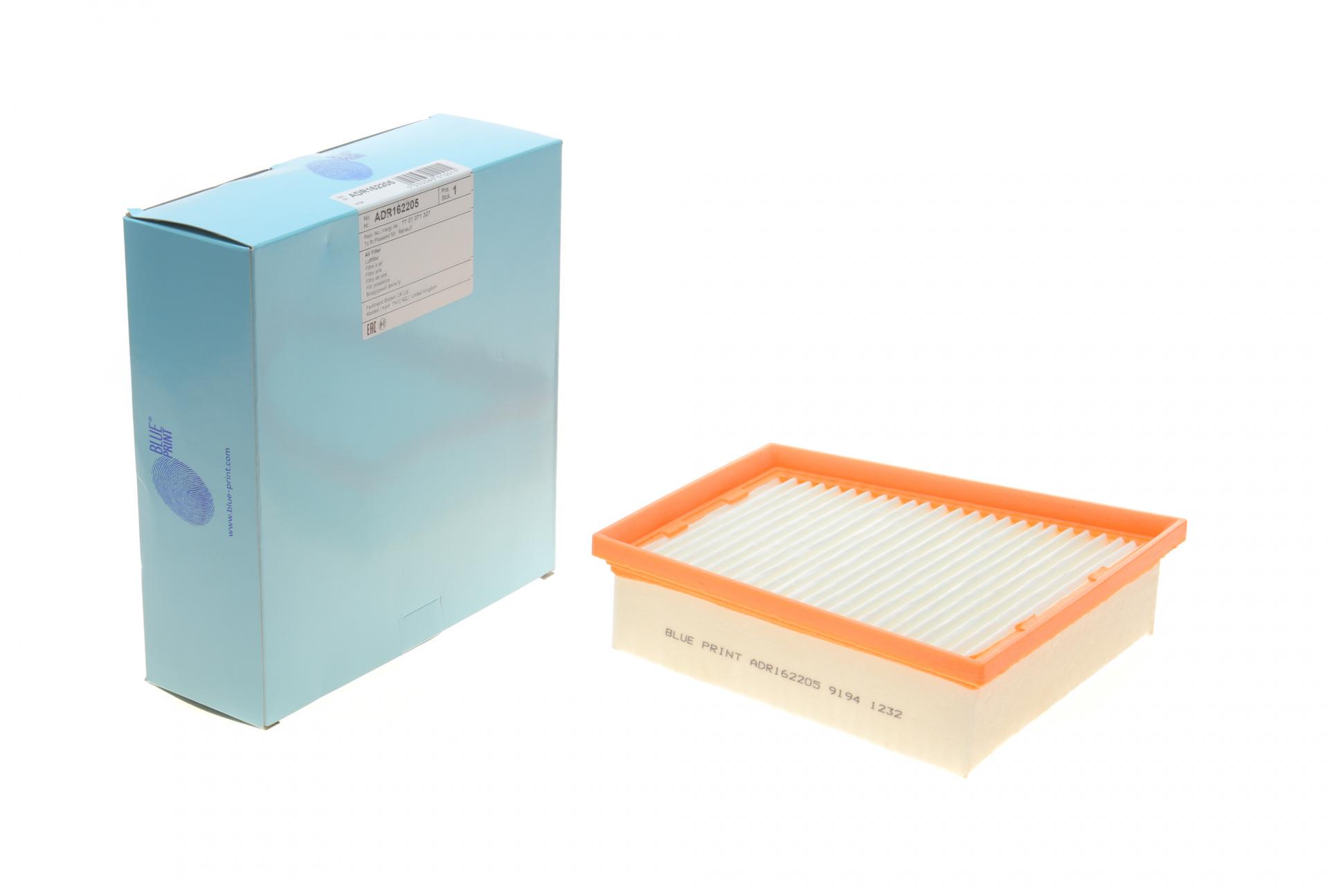 Фильтр воздушный BLUE PRINT для Renault Scenic III/Megane III 2,0 09- (ADR162205)