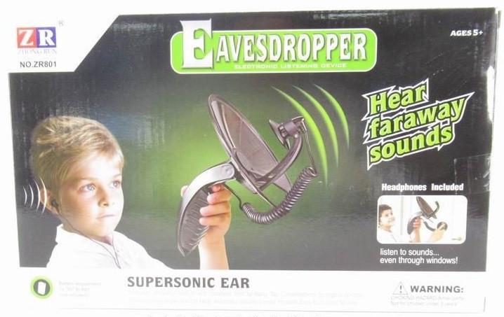 Дитячий ігровий набір Шпіонський на батарейці з підслуховуючим пристроєм та навушником 9V (28443445) - фото 4 Дитячий ігровий набір Шпіонський на батарейці з підслуховуючим пристроєм та навушником 9V (28443445) - фото 4